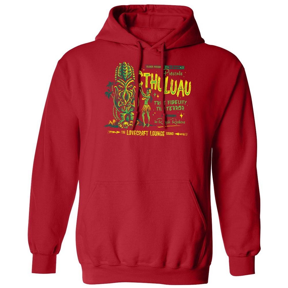Classic Unisex Hoodie - CR67PVWL - Red - 5