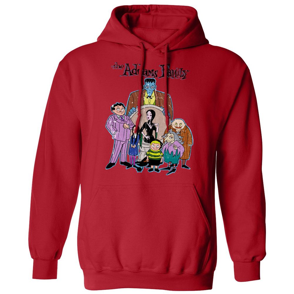 Classic Unisex Hoodie - XMH2EMBG - Red - 5