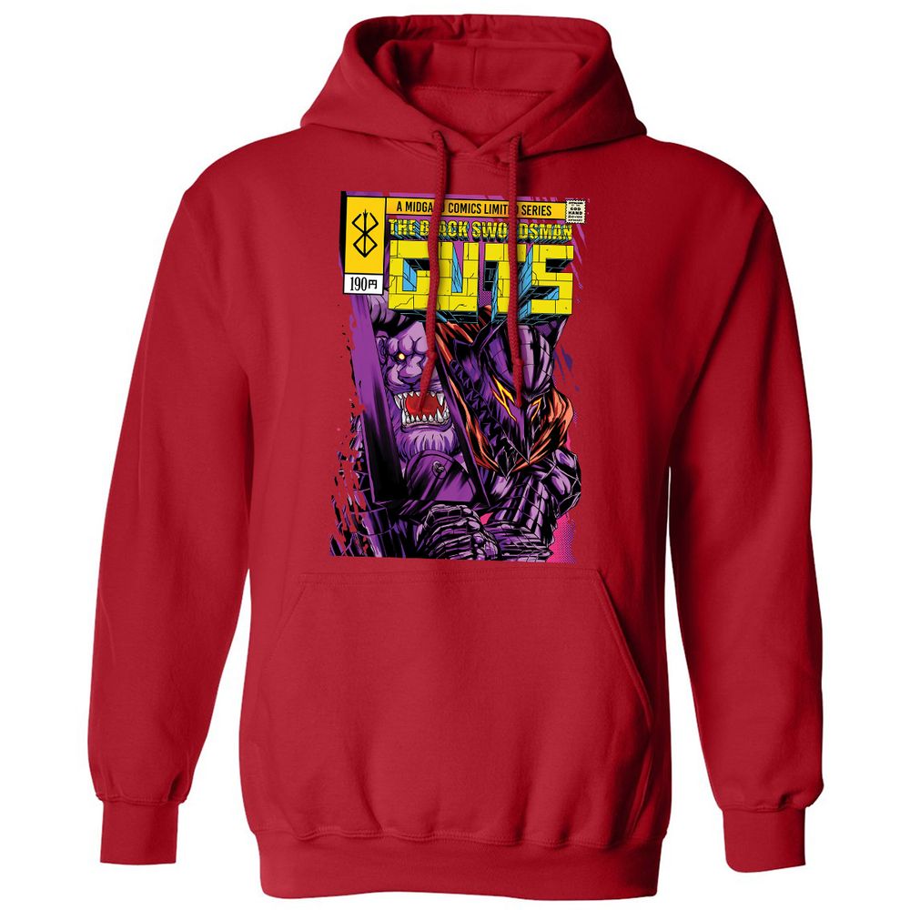 Classic Unisex Hoodie - 56GY6UCP - Red - 5