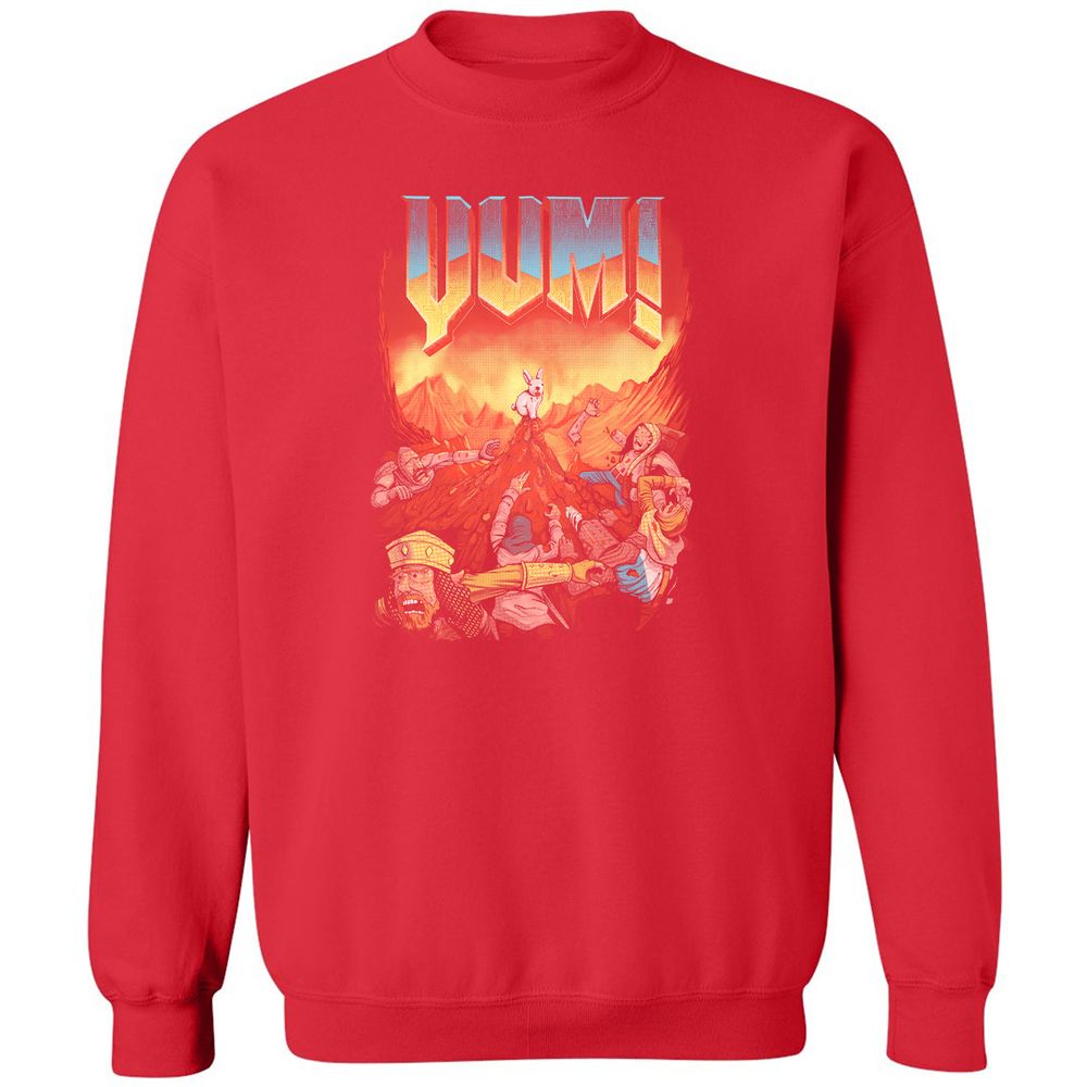 Classic Unisex Sweatshirt - P3MK43QB - Red - 5