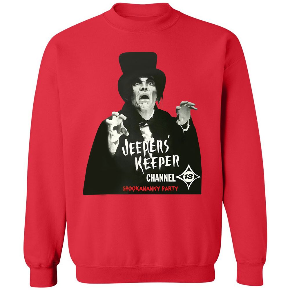 Classic Unisex Sweatshirt - H67P59CJ - Red - 5