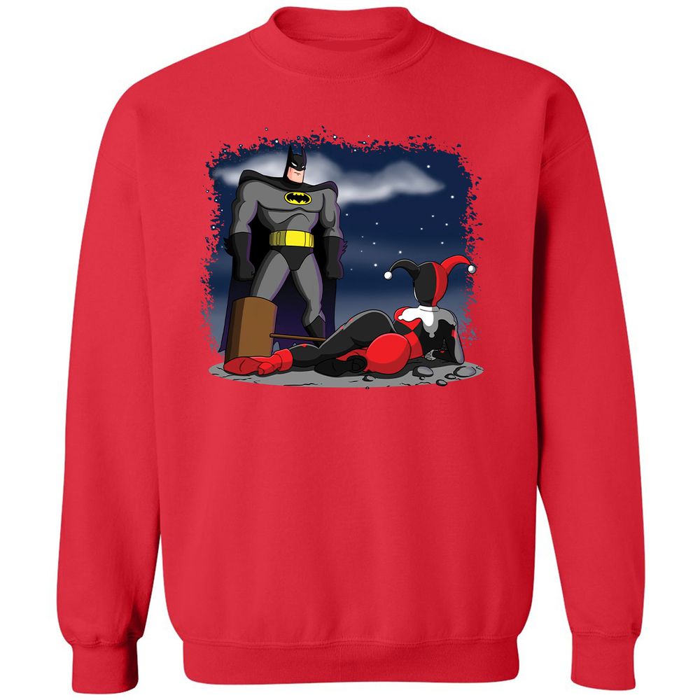 Classic Unisex Sweatshirt - QVQG1K3A - Red - 5