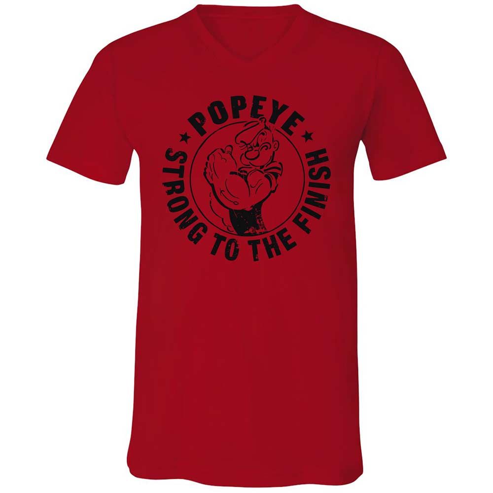 Unisex V-Neck T-Shirt - 76V52N1L - Red - 5