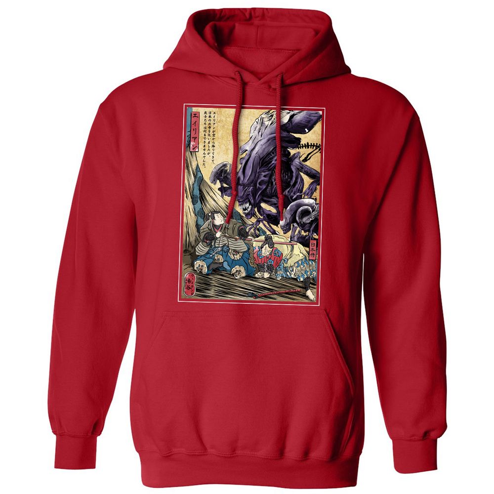 Classic Unisex Hoodie - KKWKTPLH - Red - 5