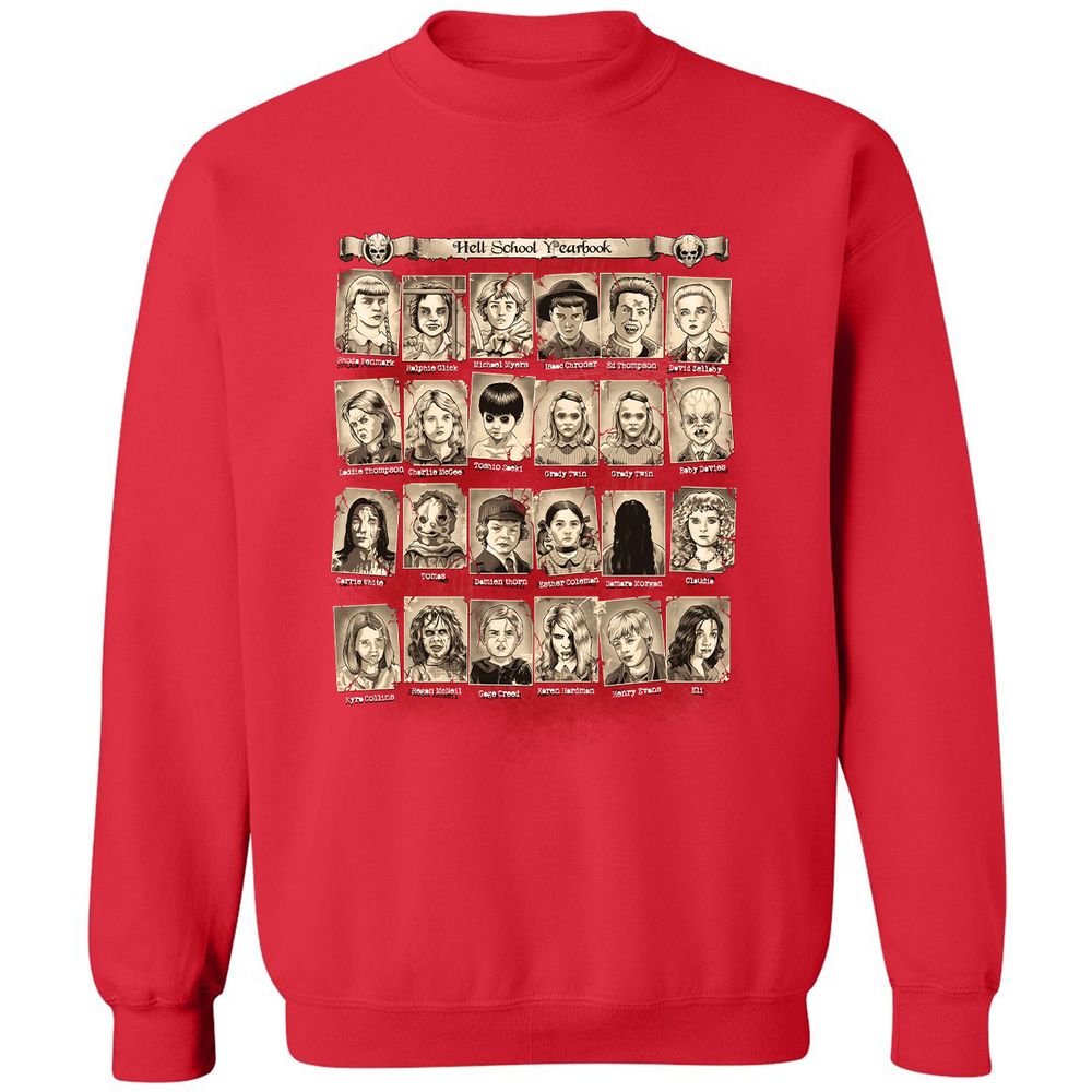 Classic Unisex Sweatshirt - 8VRWWV1J - Red - 5