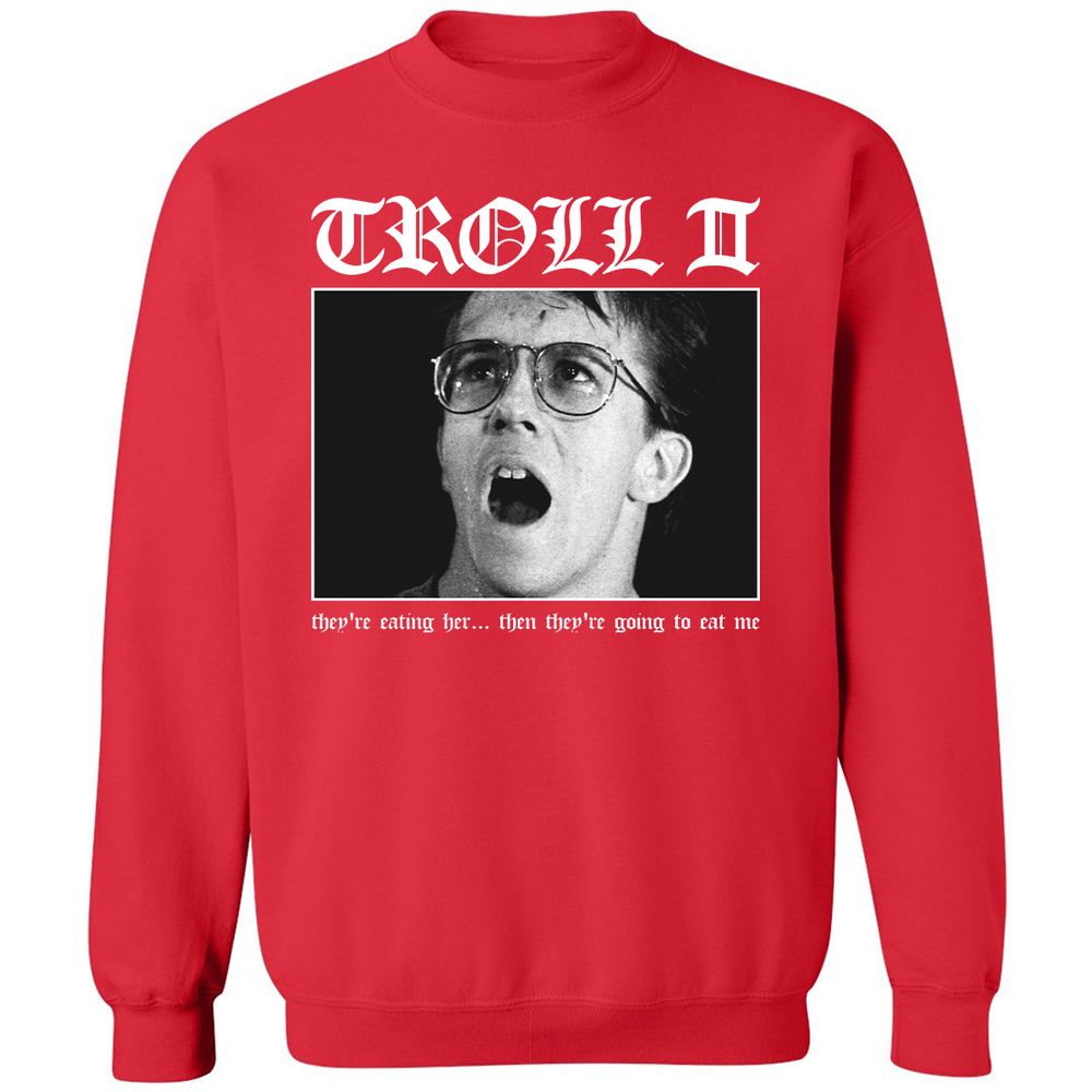 Classic Unisex Sweatshirt - F8C9PKM2 - Red - 5