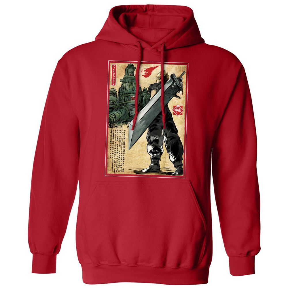 Classic Unisex Hoodie - WJY6436H - Red - 5