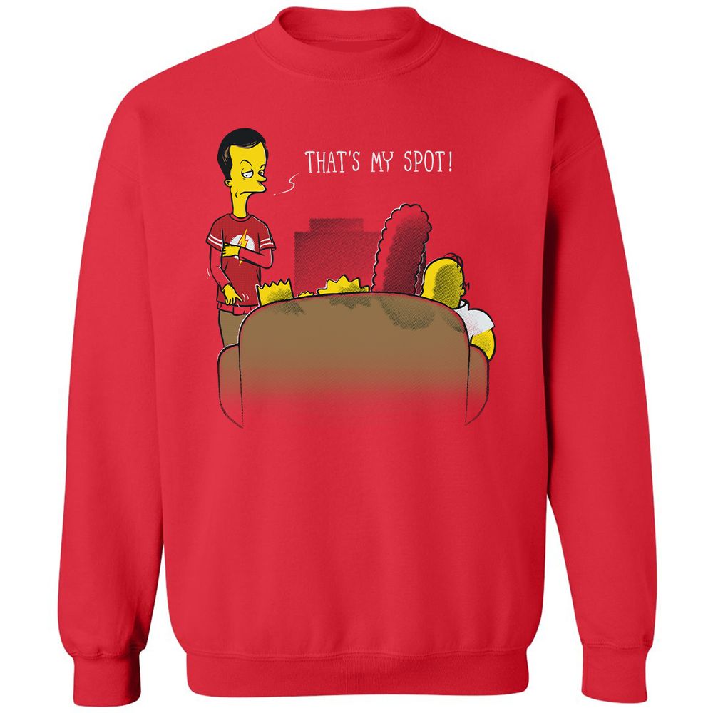 Classic Unisex Sweatshirt - BZZKBFZM - Red - 5