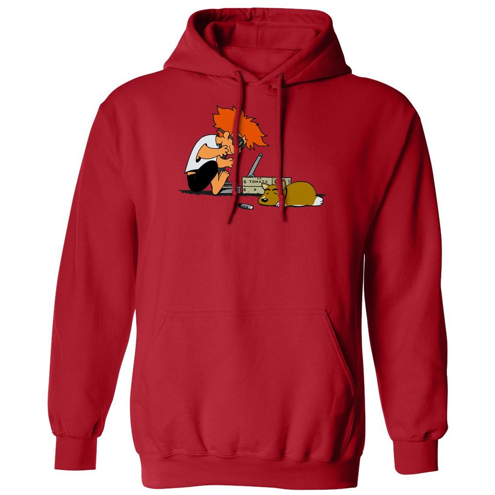 Classic Unisex Hoodie - Q1VA4LUJ - Red - 5