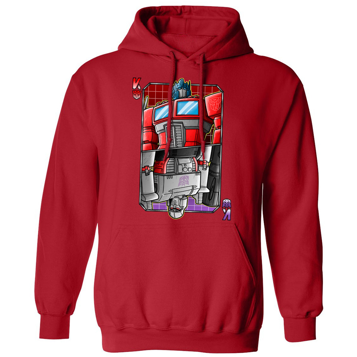 Classic Unisex Hoodie - 4ENT6DVA - Red - 5