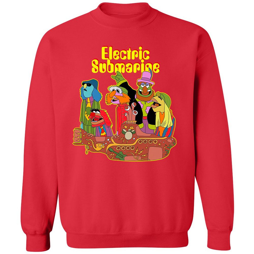Classic Unisex Sweatshirt - 72K555H2 - Red - 5