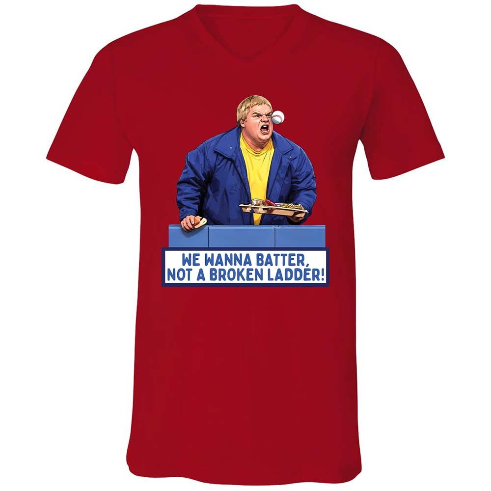 Unisex V-Neck T-Shirt - TU2NT2KB - Red - 5