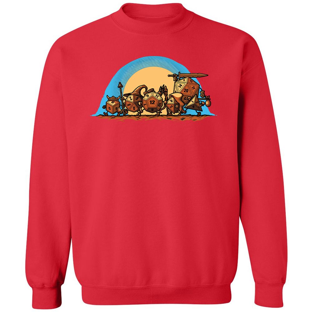 Classic Unisex Sweatshirt - 6Y3VDZJA - Red - 5