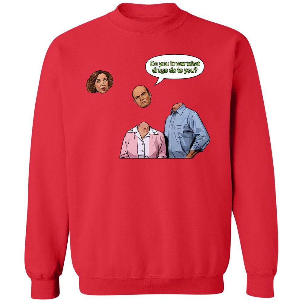 Classic Unisex Sweatshirt - BDKLPZC6 - Red - 5