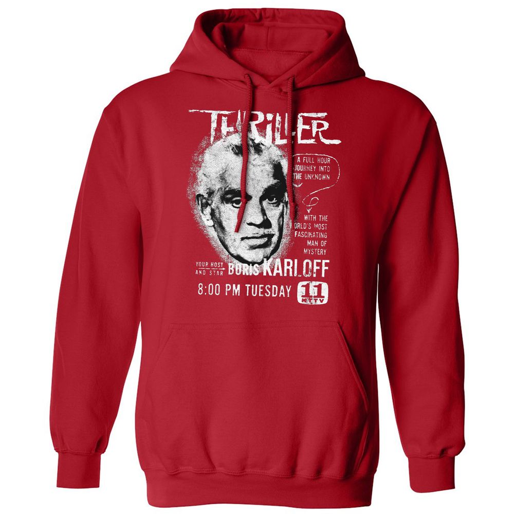 Classic Unisex Hoodie - L1H15MJF - Red - 5