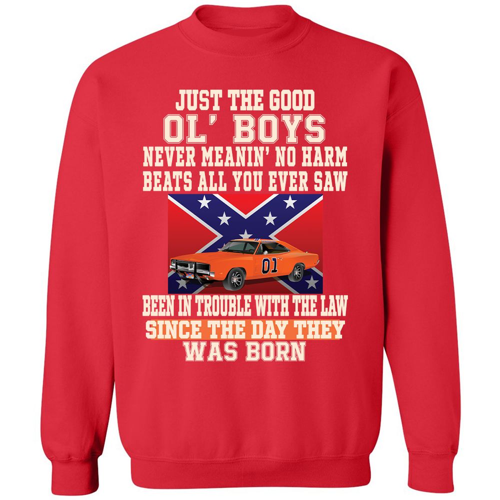 Classic Unisex Sweatshirt - NT8M5AD3 - Red - 5