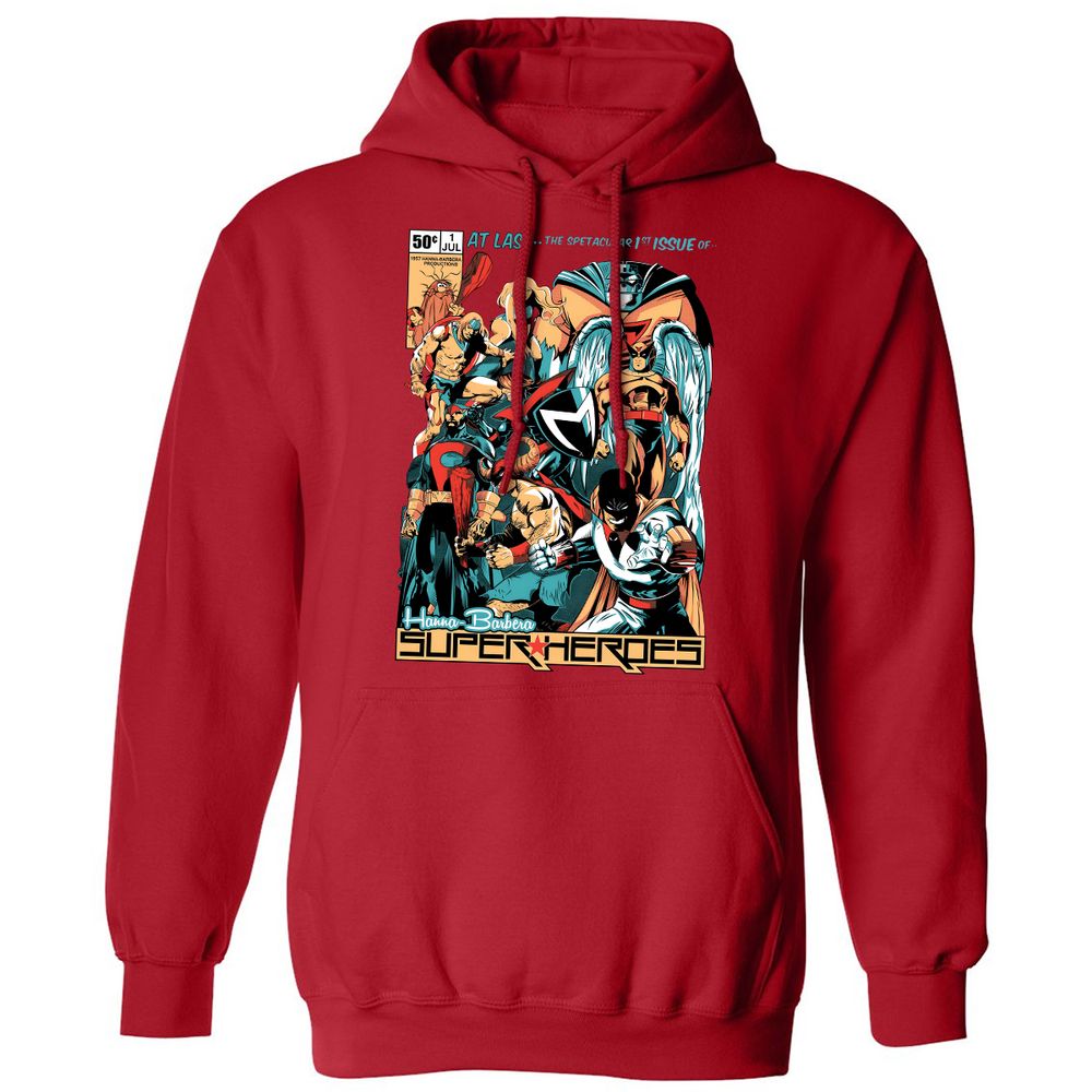 Classic Unisex Hoodie - Black - Red - 5