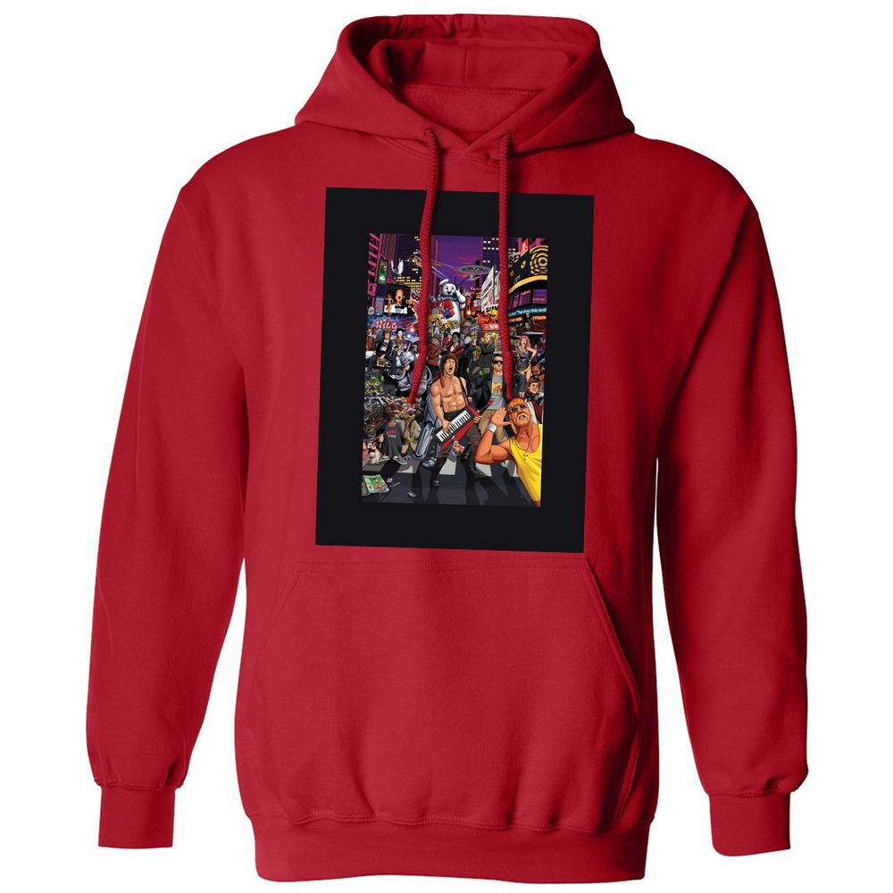 Classic Unisex Hoodie - SEB8P5PJ - Red - 5