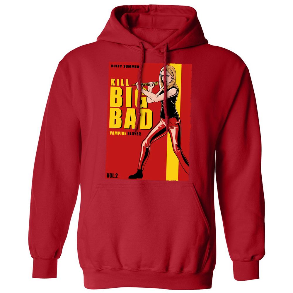 Classic Unisex Hoodie - 447RS4R3 - Red - 5