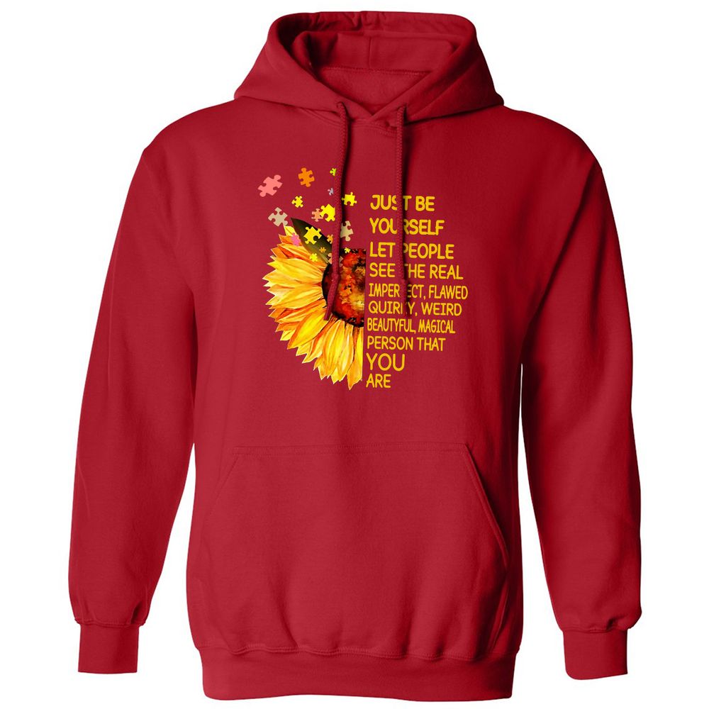Classic Unisex Hoodie - T9U53BMC - Red - 5