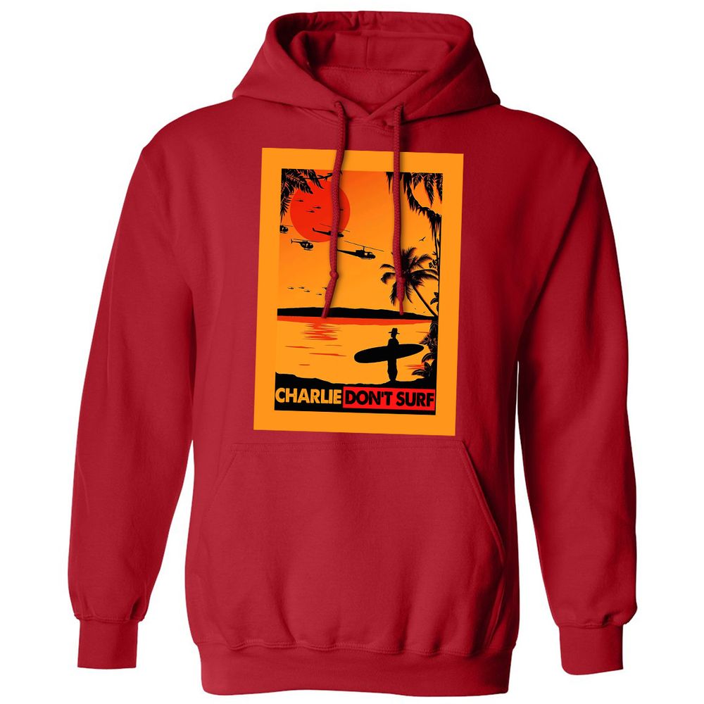 Classic Unisex Hoodie - PWKC7LNZ - Red - 5