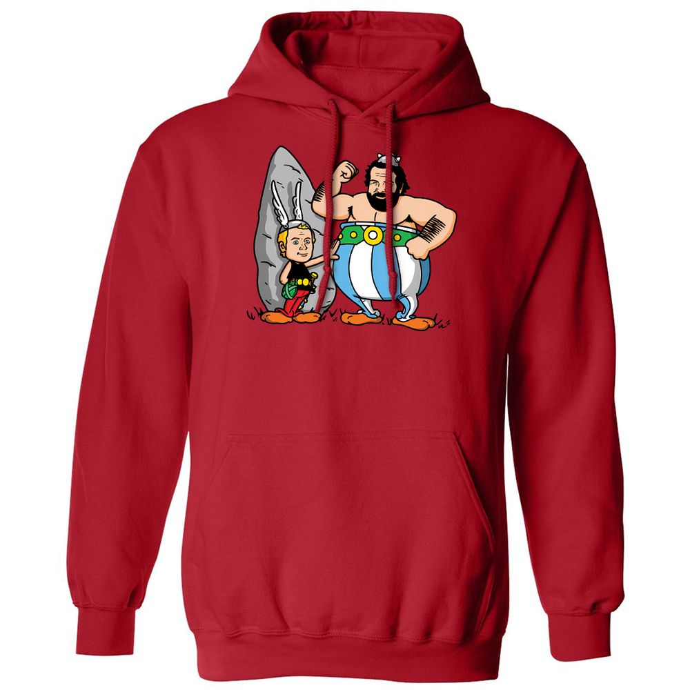 Classic Unisex Hoodie - R1Z6LXUF - Red - 5