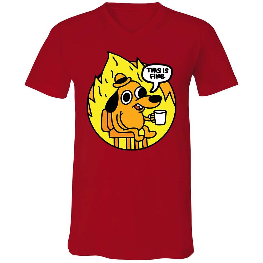 This is Fine - Red - 5
