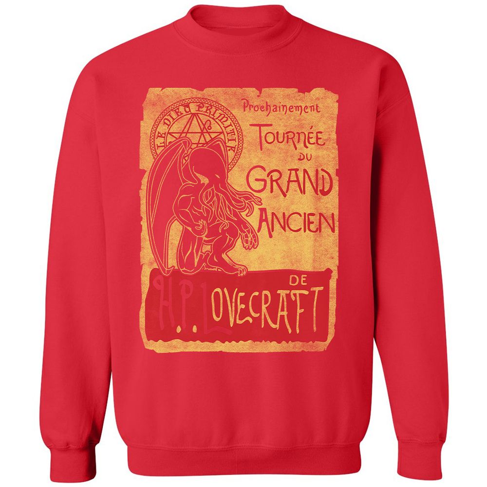 Classic Unisex Sweatshirt - 7V1JXYSX - Red - 5