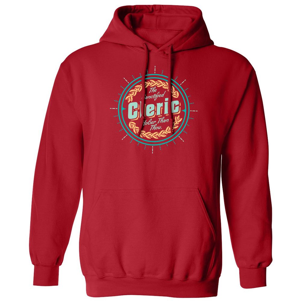 Classic Unisex Hoodie - JNT12VGG - Red - 5