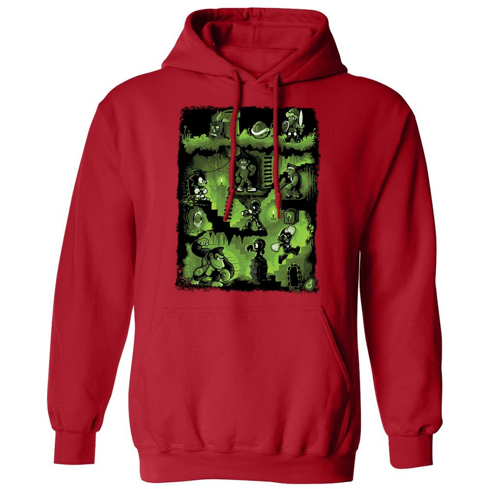 Classic Unisex Hoodie - YZVWK756 - Red - 5
