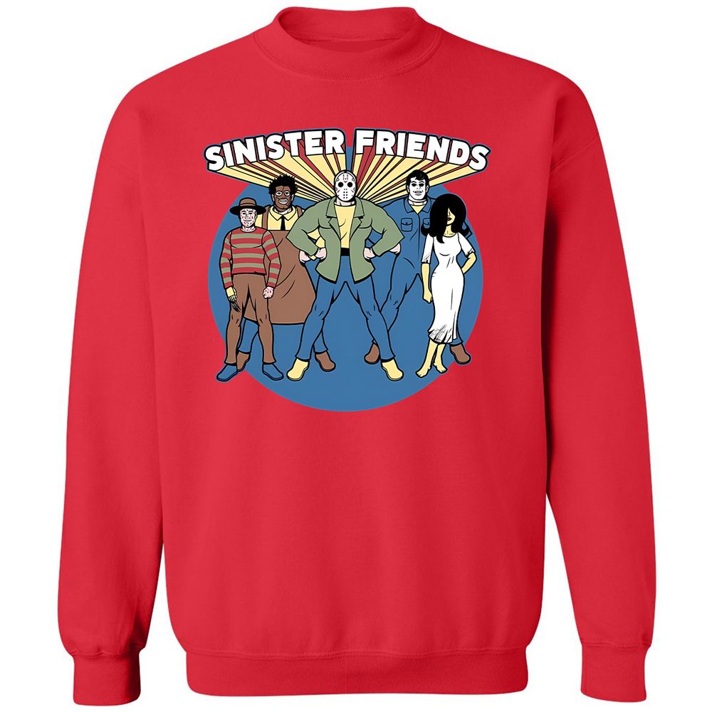 Classic Unisex Sweatshirt - NMF8Z5UX - Red - 5