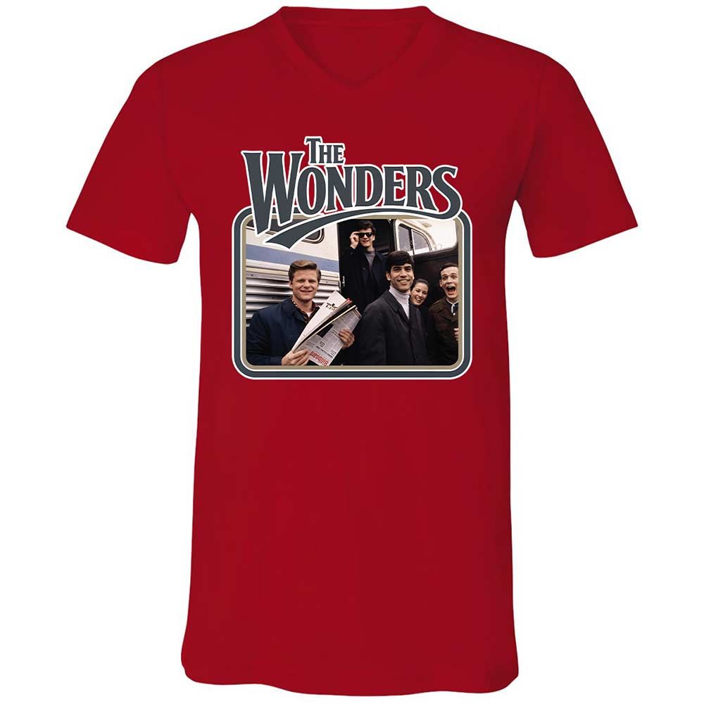 Unisex V-Neck T-Shirt - TFHA8KSS - Red - 5