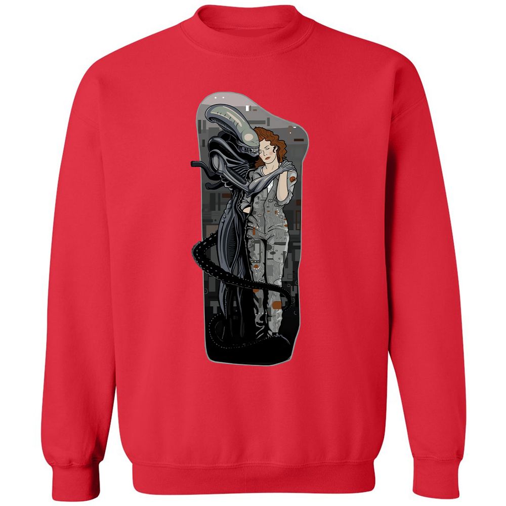 Classic Unisex Sweatshirt - R87XWBL1 - Red - 5