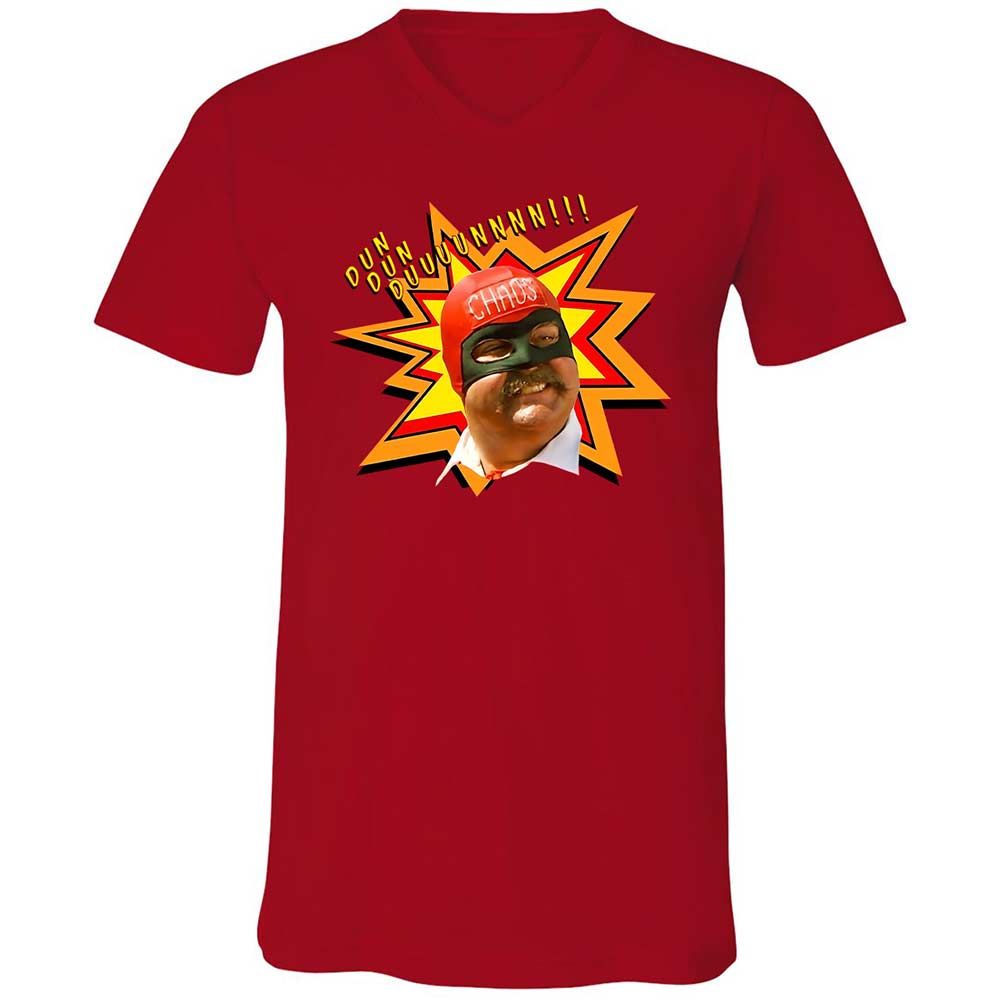 Unisex V-Neck T-Shirt - FBKNZG2W - Red - 5