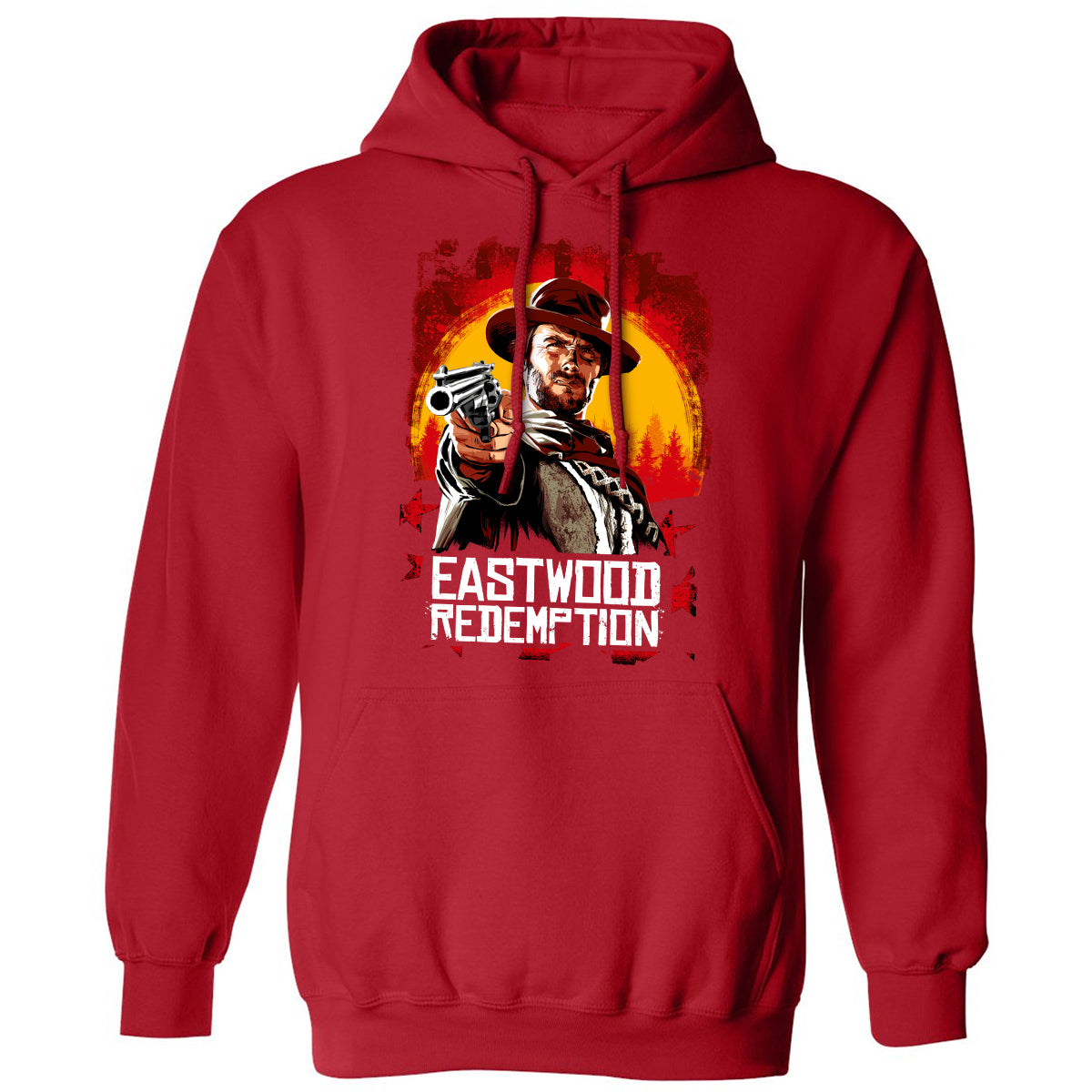 Classic Unisex Hoodie - JNJXSU3R - Red - 5