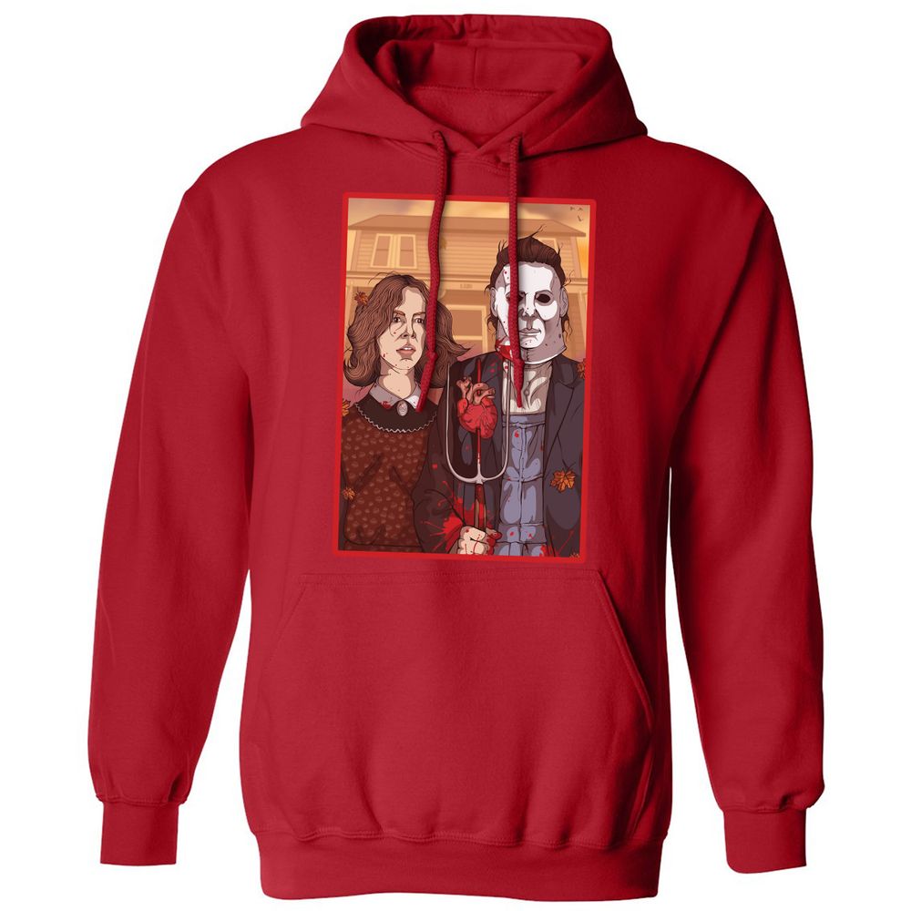 Classic Unisex Hoodie - P4WJZMSS - Red - 5