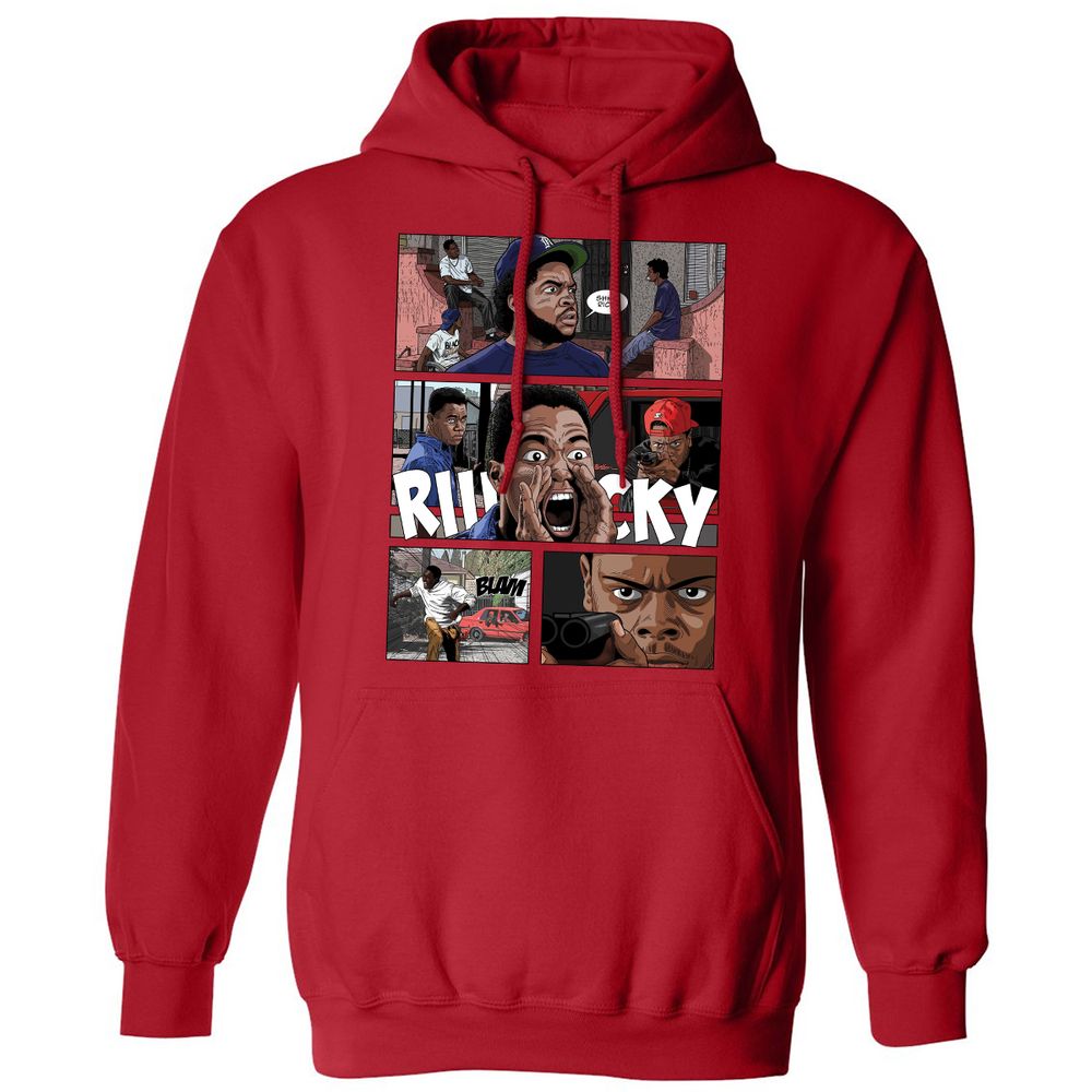 Classic Unisex Hoodie - HV875M1G - Red - 5