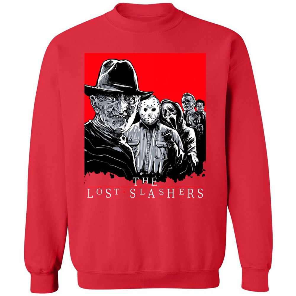 Classic Unisex Sweatshirt - PDCLUQNN - Red - 5