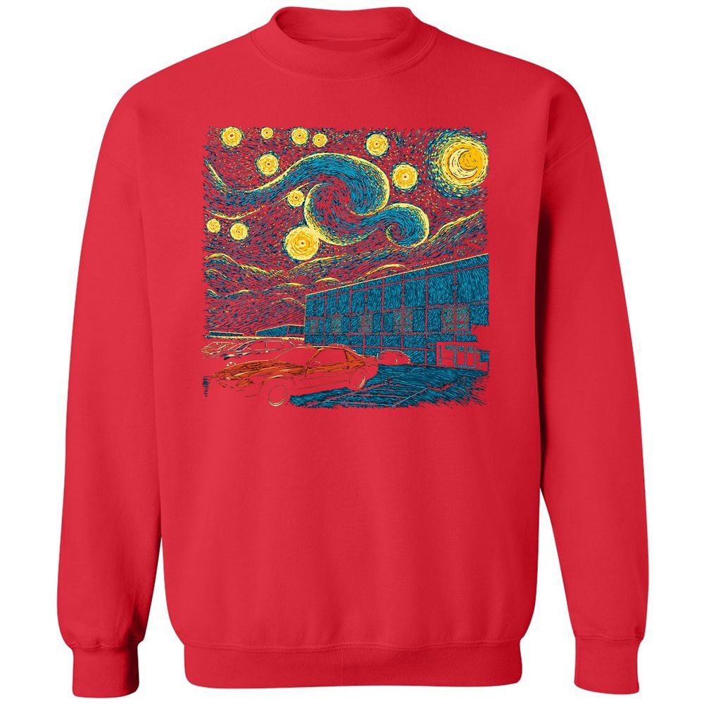 Classic Unisex Sweatshirt - G5FHML3Q - Red - 5