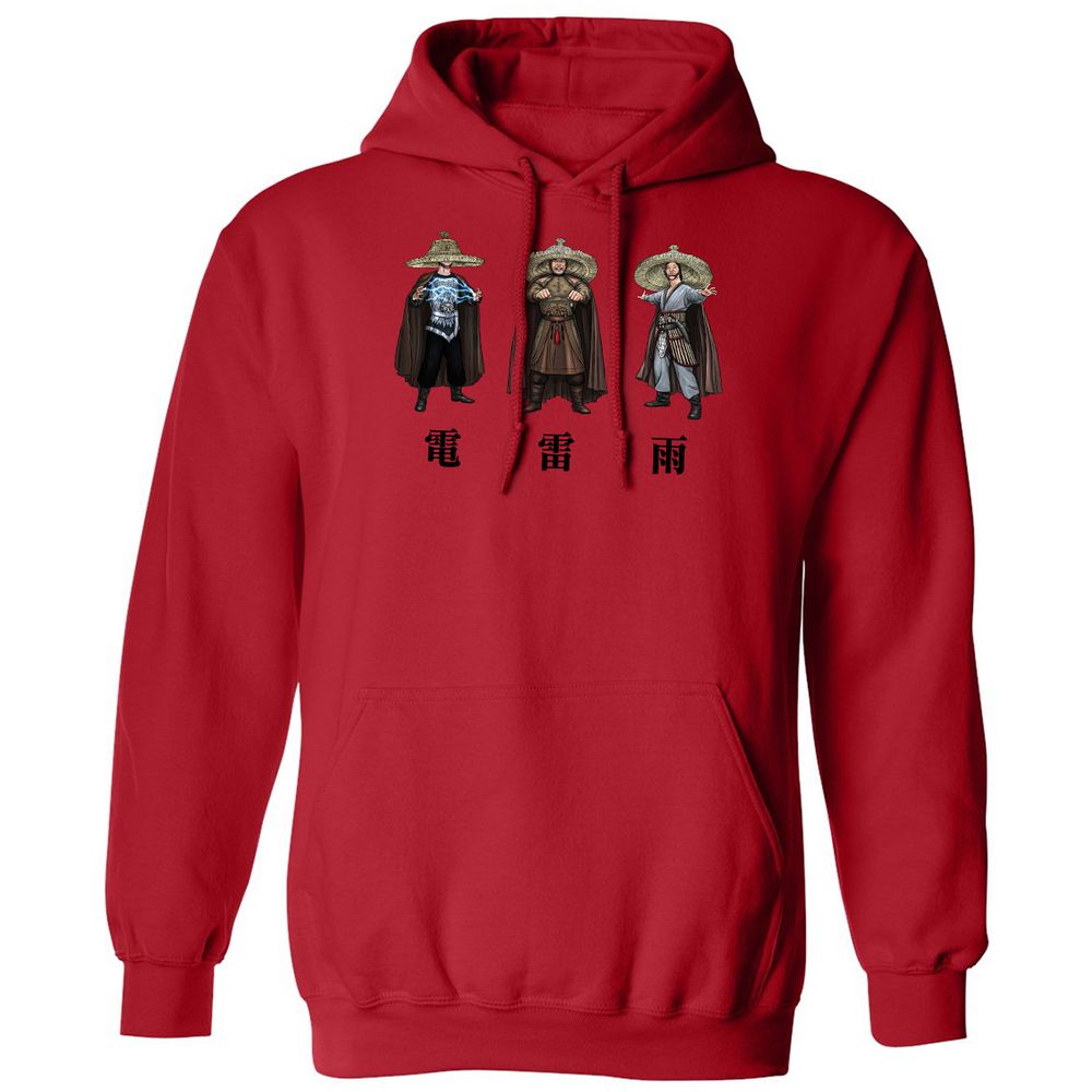 Classic Unisex Hoodie - TE786H7J - Red - 5