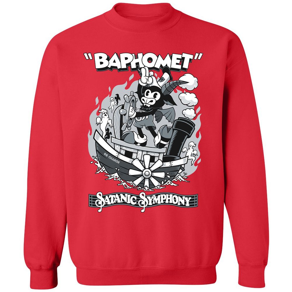 Classic Unisex Sweatshirt - SJ979R8J - Red - 5
