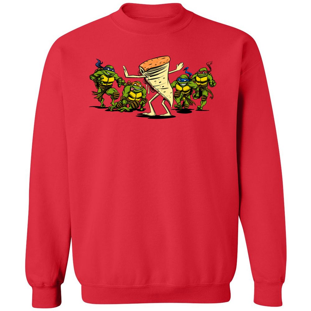 Classic Unisex Sweatshirt - Q4B7CDVB - Red - 5