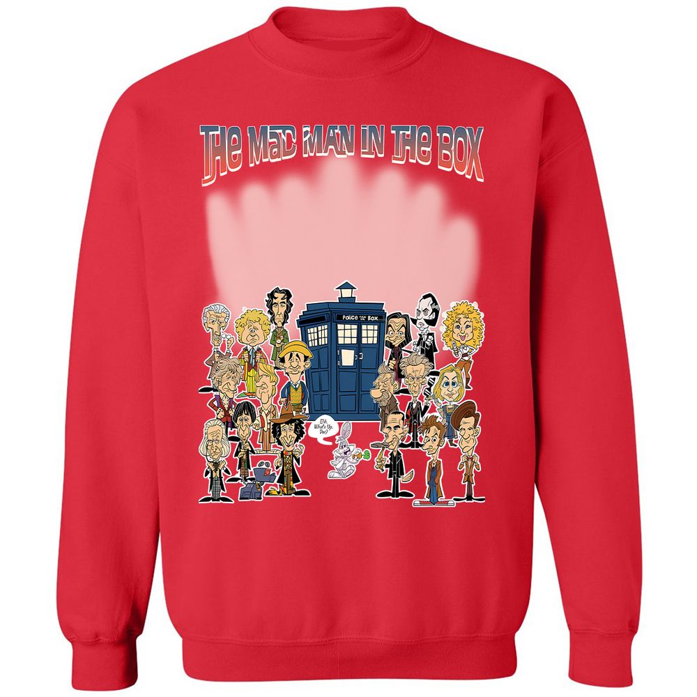 Classic Unisex Sweatshirt - LRES9AKH - Red - 5