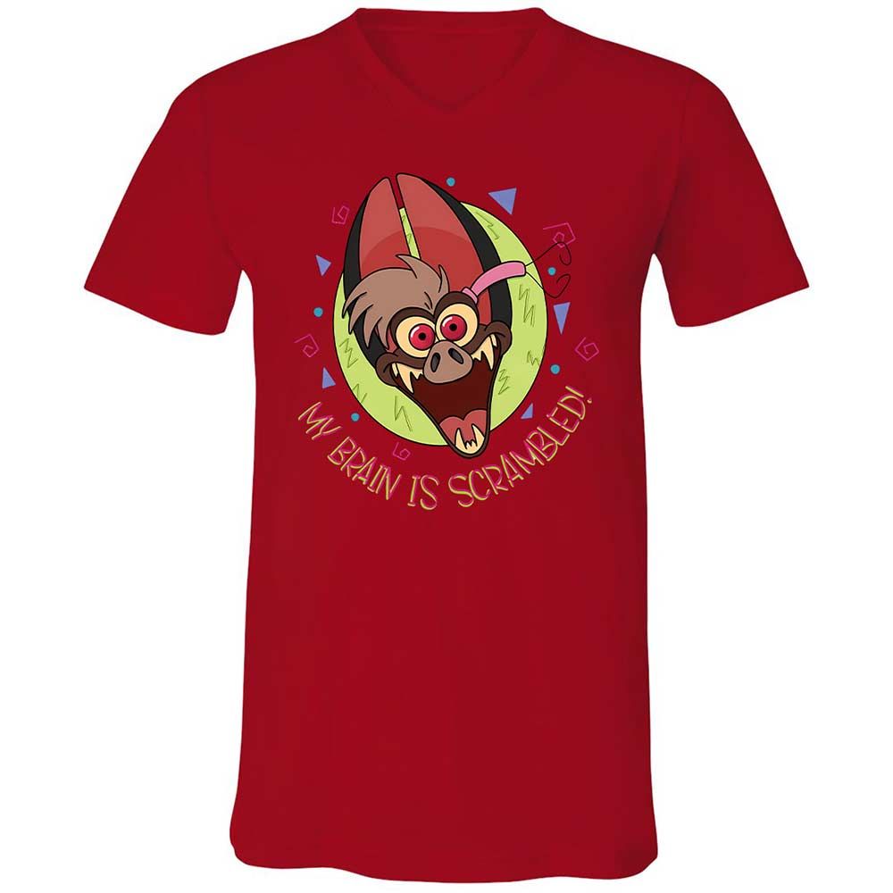 Unisex V-Neck T-Shirt - 5DGU18T5 - Red - 5