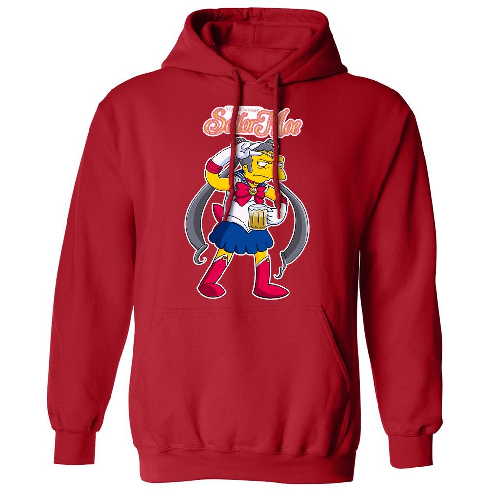Classic Unisex Hoodie - TMV9T4U7 - Red - 5