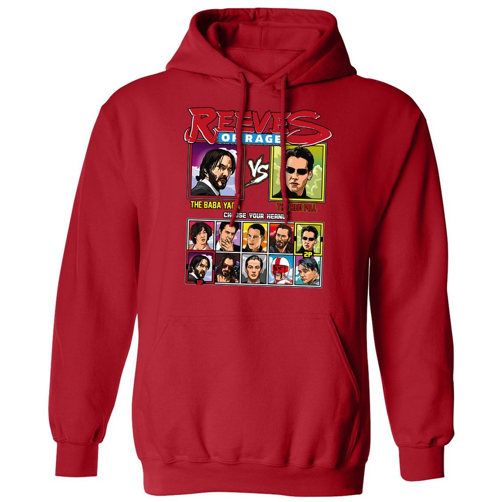 Classic Unisex Hoodie - 1L5JZESQ - Red - 5