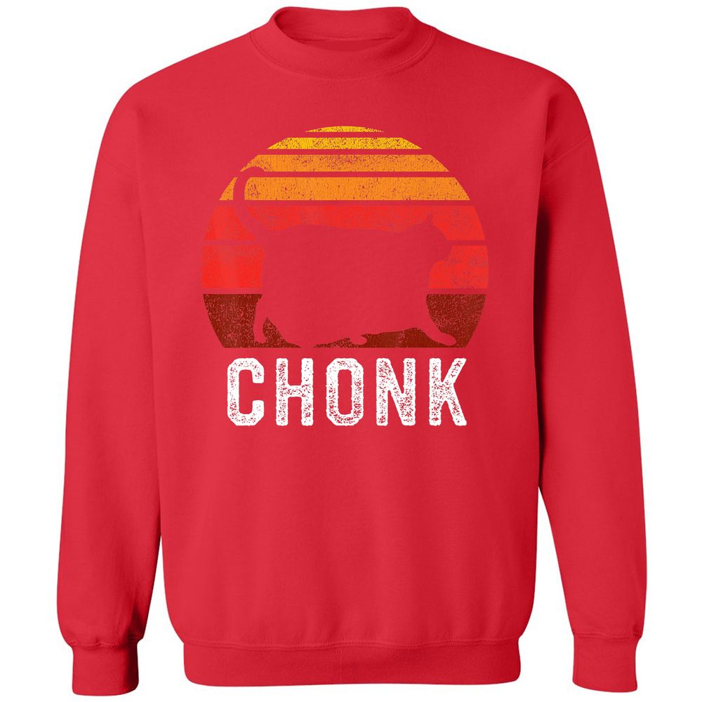Classic Unisex Sweatshirt - RTQDP544 - Red - 5