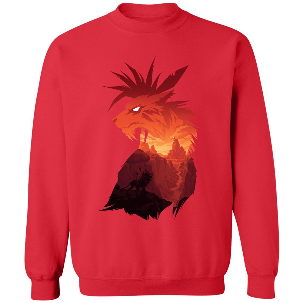 Classic Unisex Sweatshirt - R8KKW98Z - Red - 5