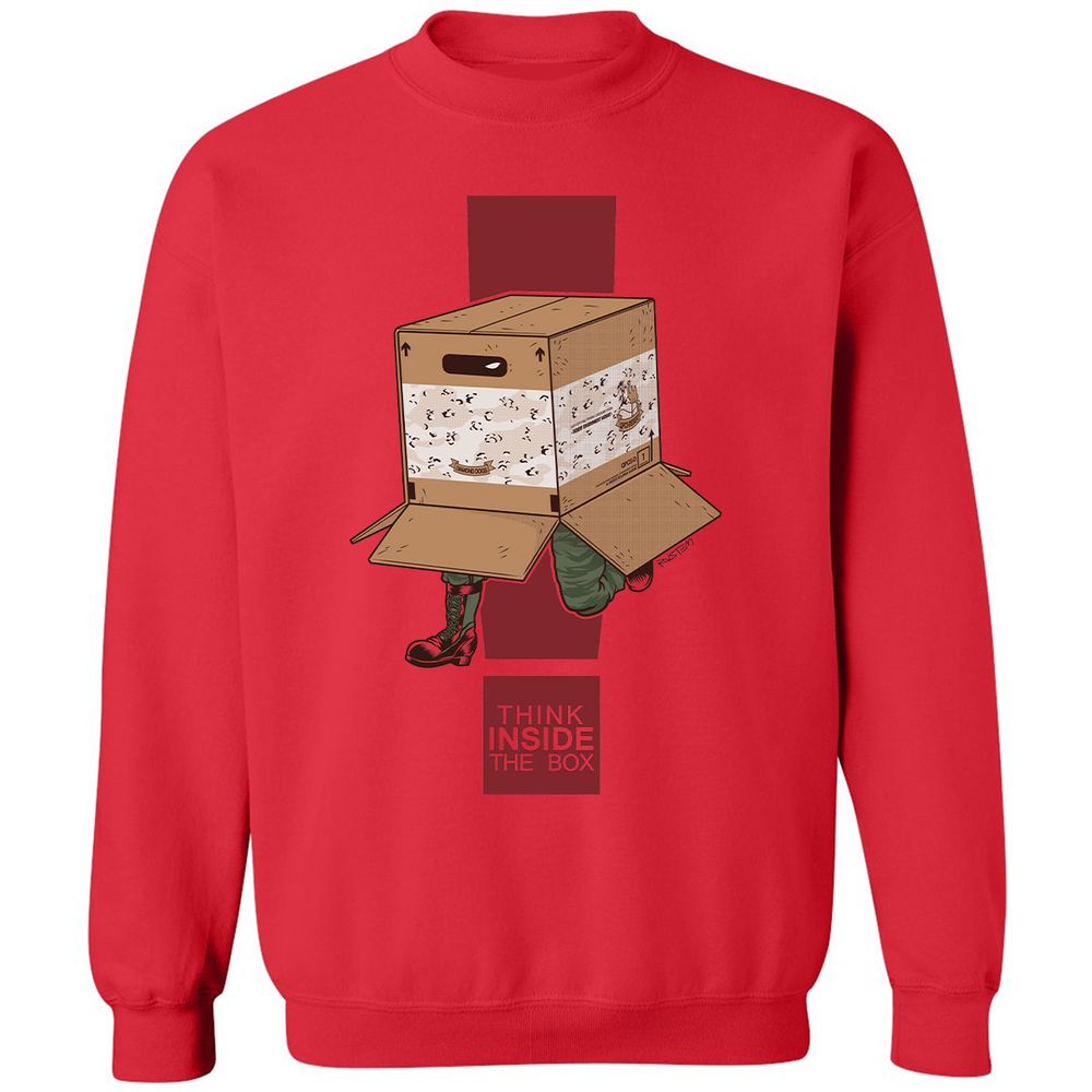 Classic Unisex Sweatshirt - KHM9ULY5 - Red - 5