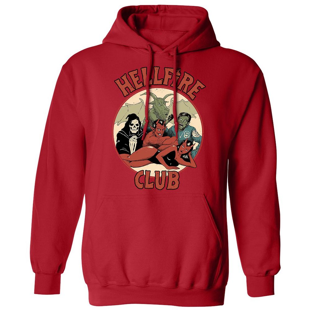 Classic Unisex Hoodie - M5DMYYHX - Red - 5